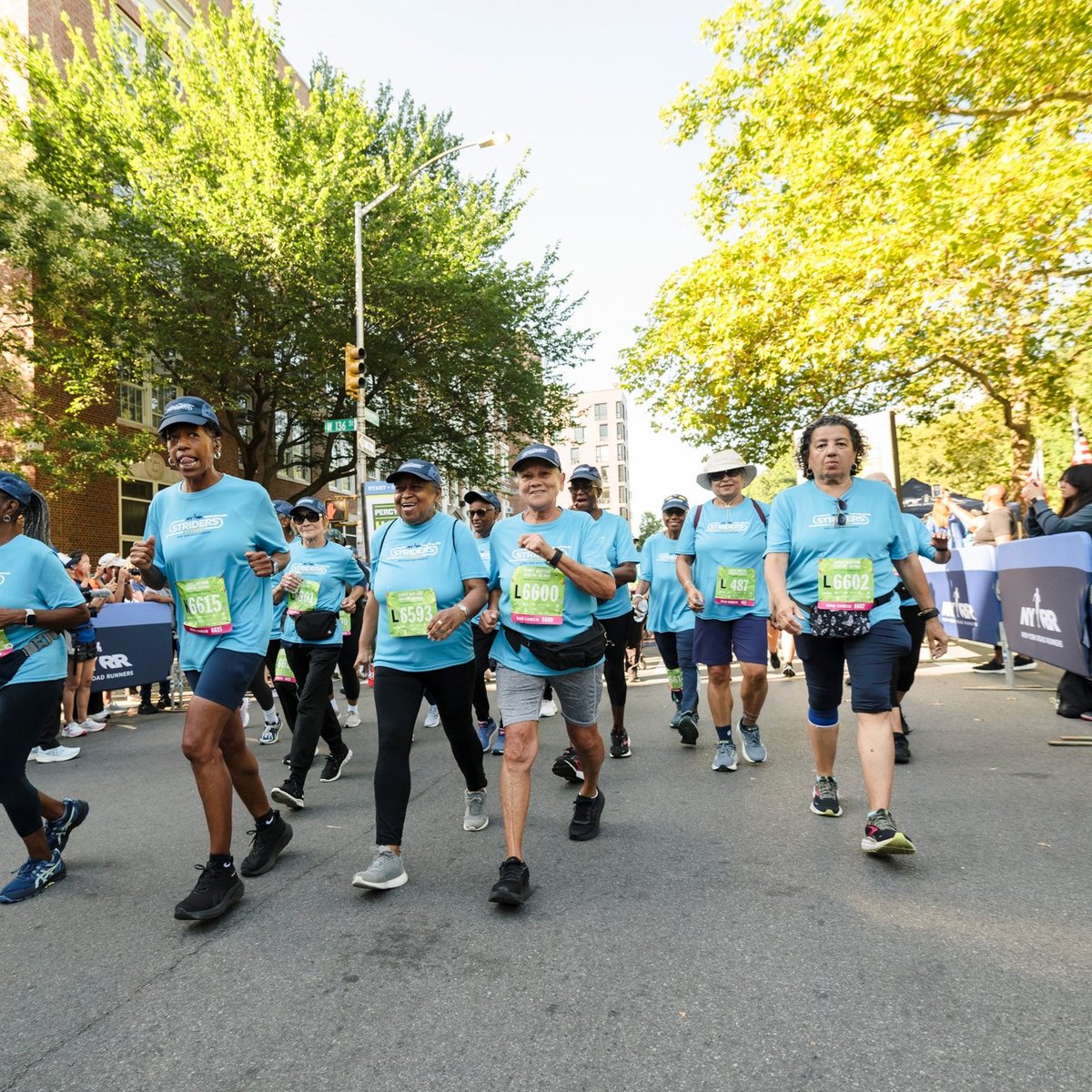 Harlem 5K participant