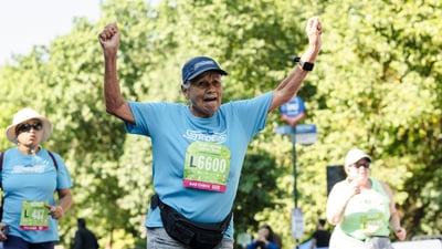 Harlem 5K participant