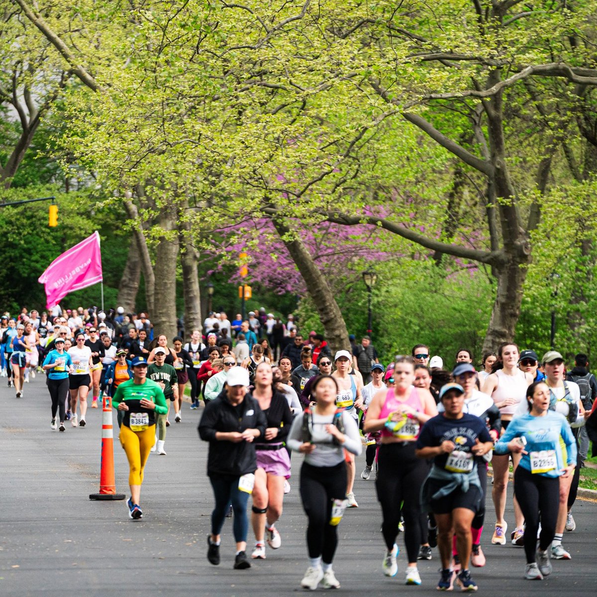 Runners at the Maybelline Women's Half in Central Park