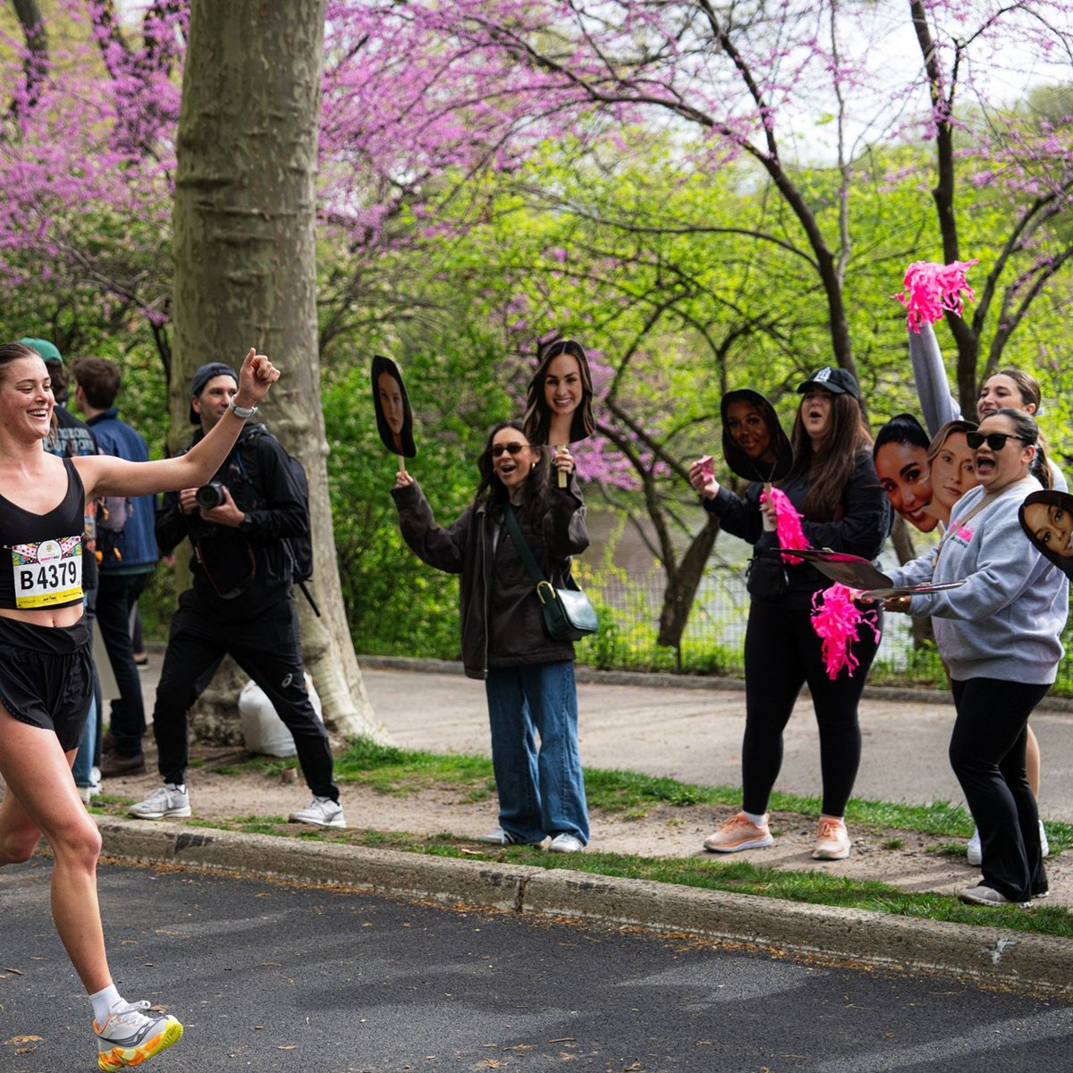 Runners at the Maybelline Women's Half in Central Park
