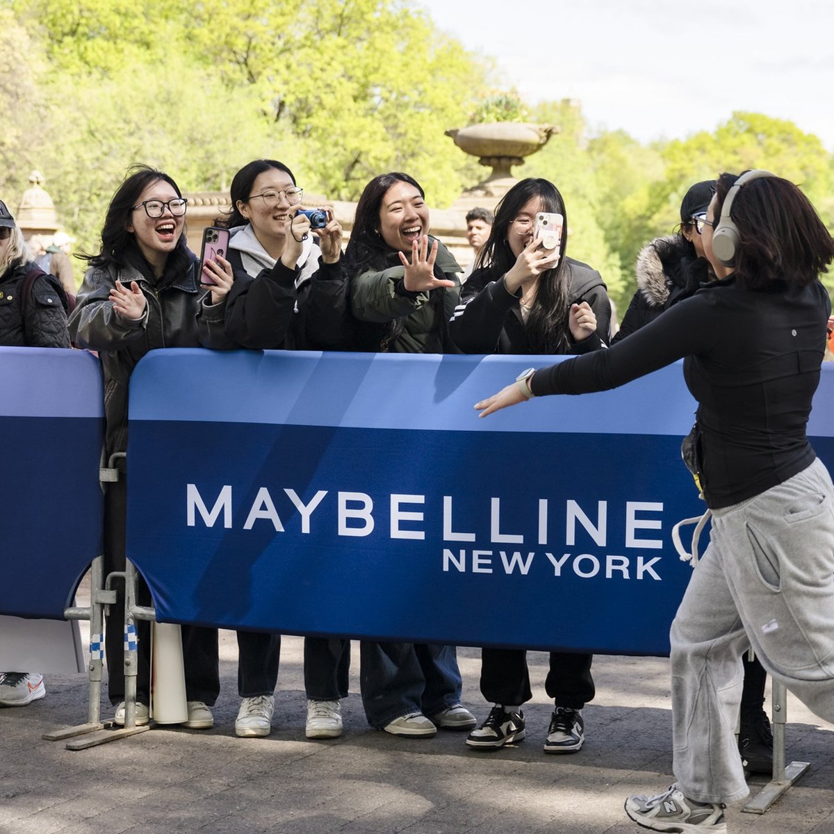 Runners at the Maybelline Women's Half in Central Park