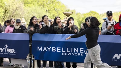 Runners at the Maybelline Women's Half in Central Park