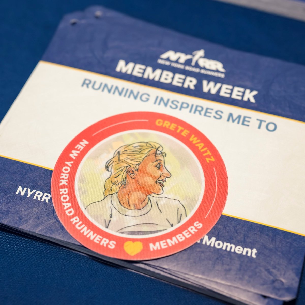 Members celebrating at RUNCENTER for 2025 Member Week