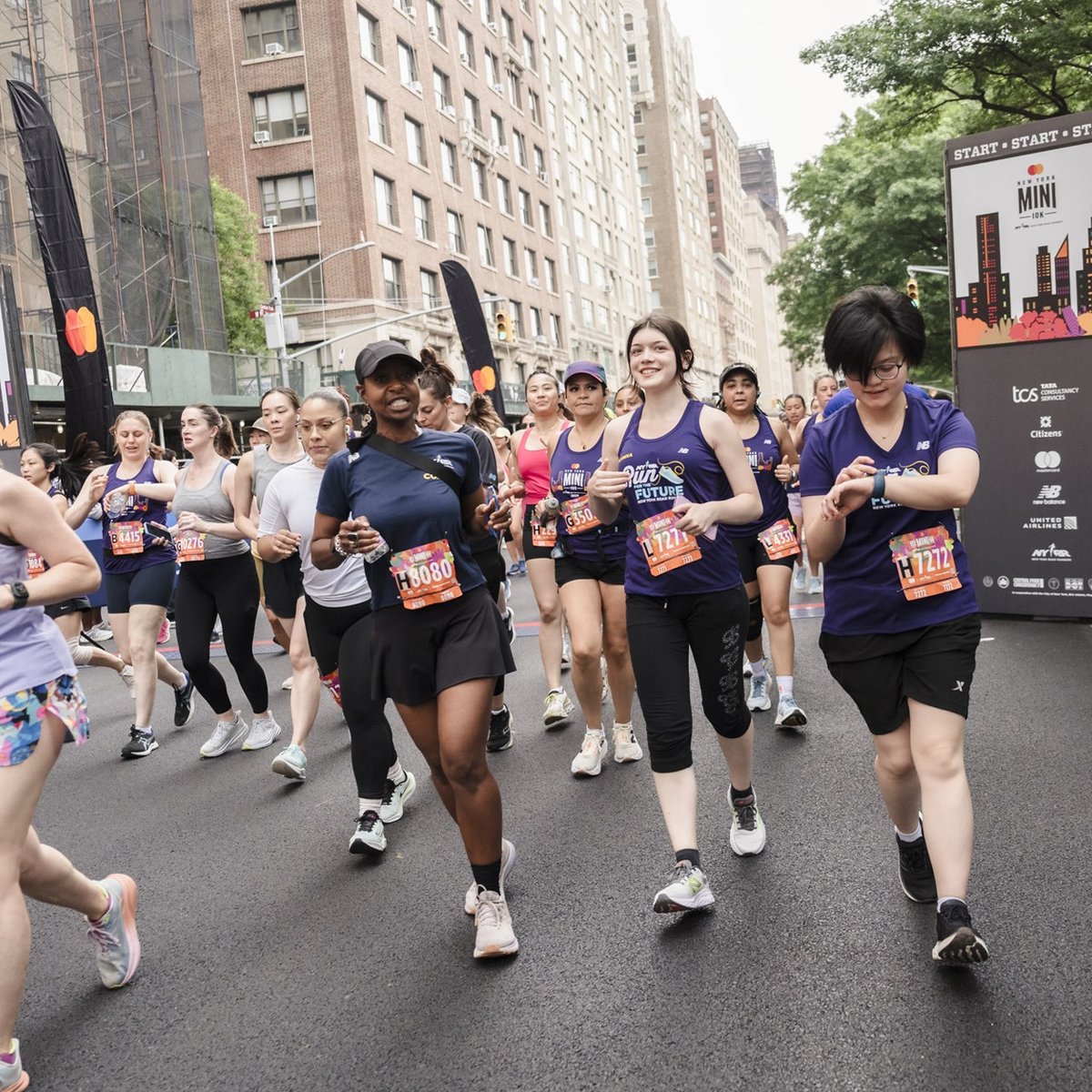 Run for the Future at 2025 Mastercard New York Mini 10K - Women's Race