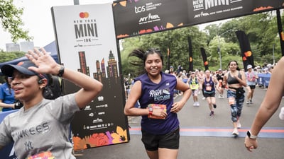 Run for the Future at 2025 Mastercard New York Mini 10K - Women's Race