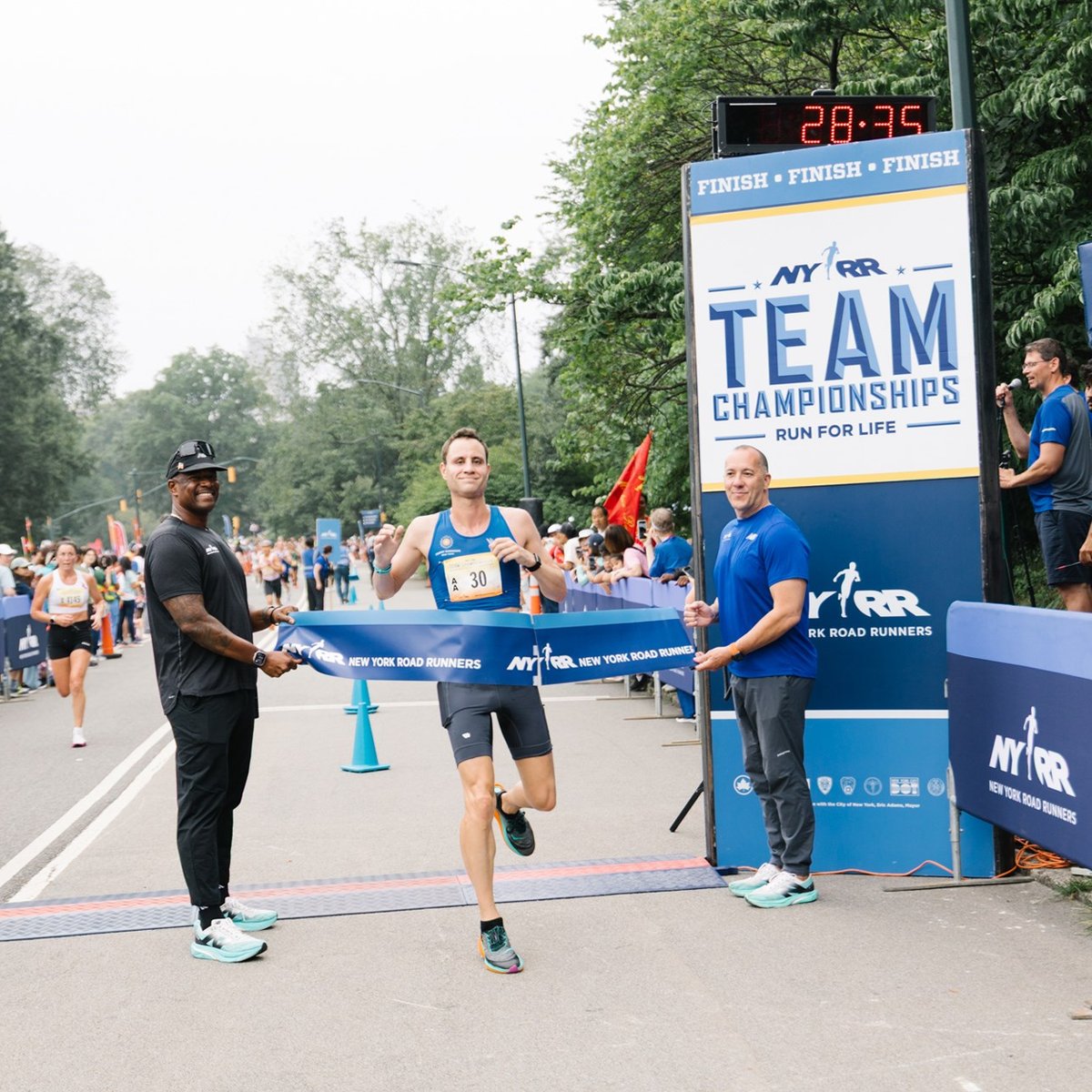 Team Champs participant finishing