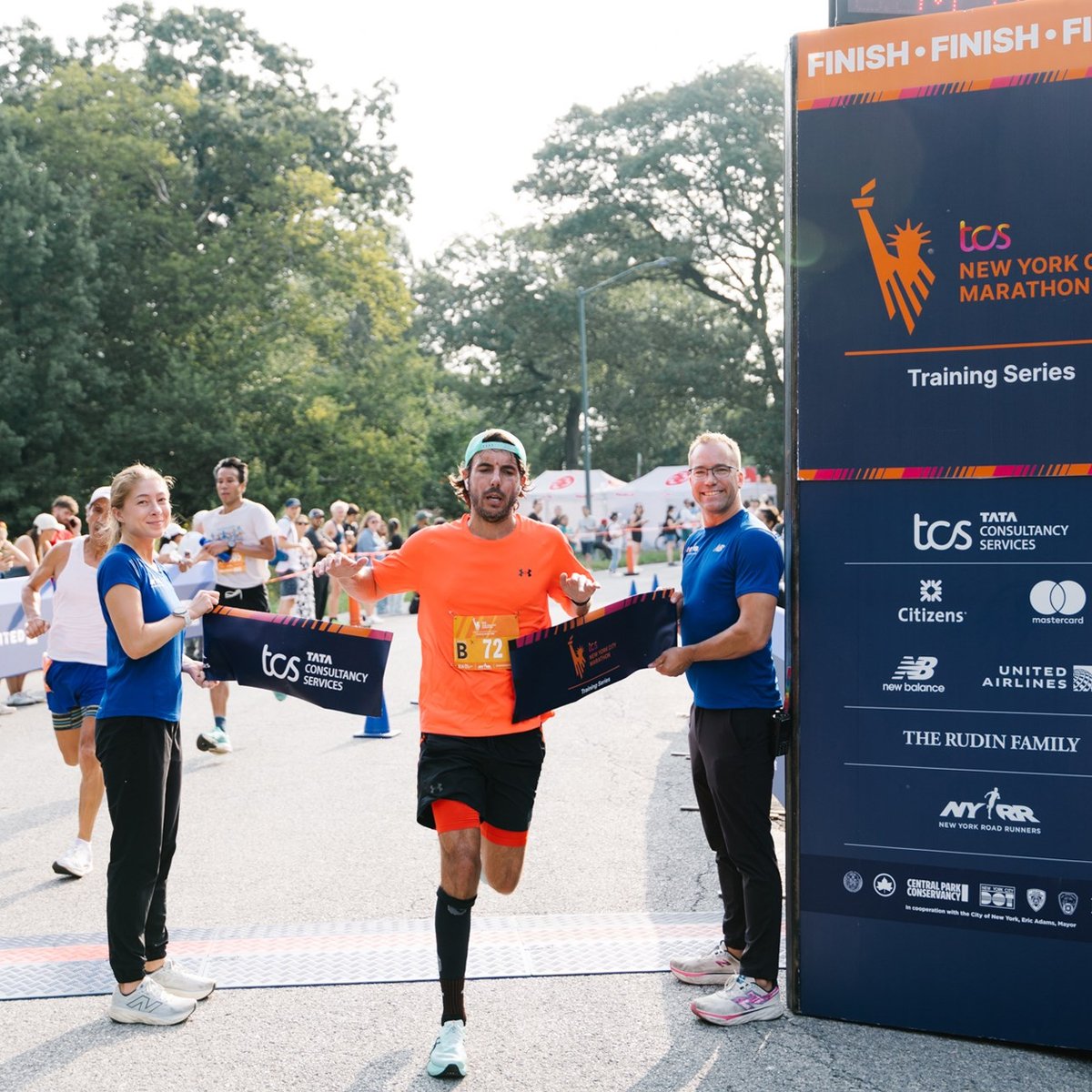 12M finish line