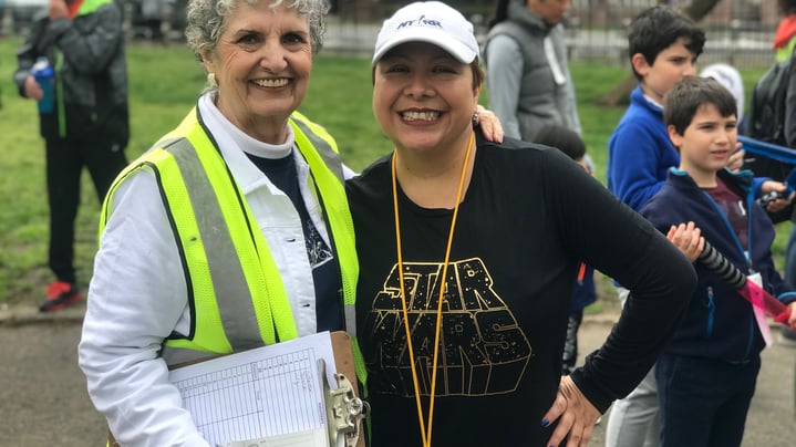 June Johnson at Shore Road Park's Open Run