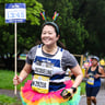 NYRR pacer Jacqueline Choi running the 2022 RBC Brooklyn Half
