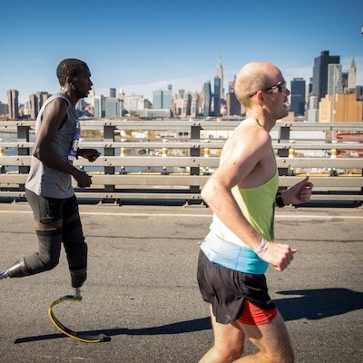 AWD runner at the TCS New York City Marathon.