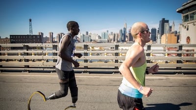AWD runner at the TCS New York City Marathon.