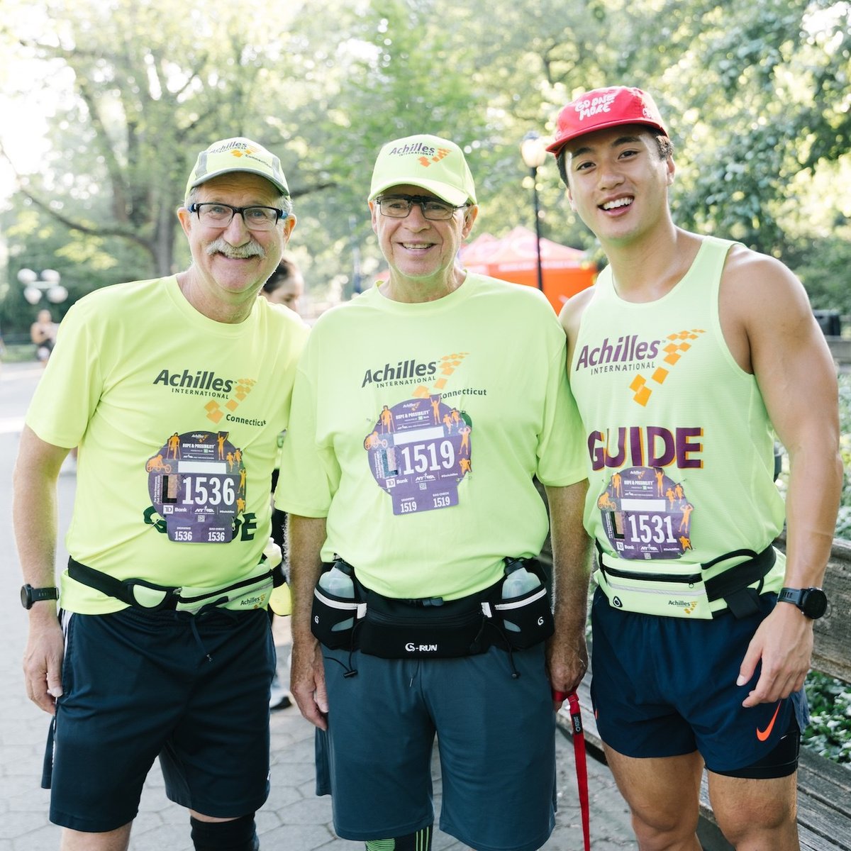 Achilles guide and their athletes.