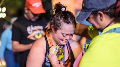 Kayleigh Williams at the 2024 TCS New York City Marathon