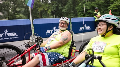 Achilles athletes at the Front Runners New York LGBT Pride Run® 4M