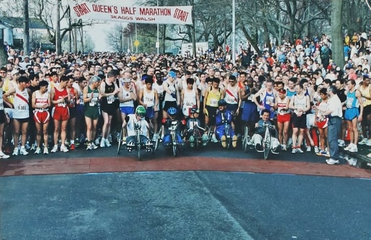 Queens Half Marathon in the 1990s