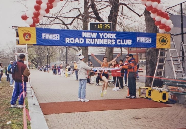A first-place finisher at the Skaggs Walsh 5K, the predecessor to the NYRR Queens 10K