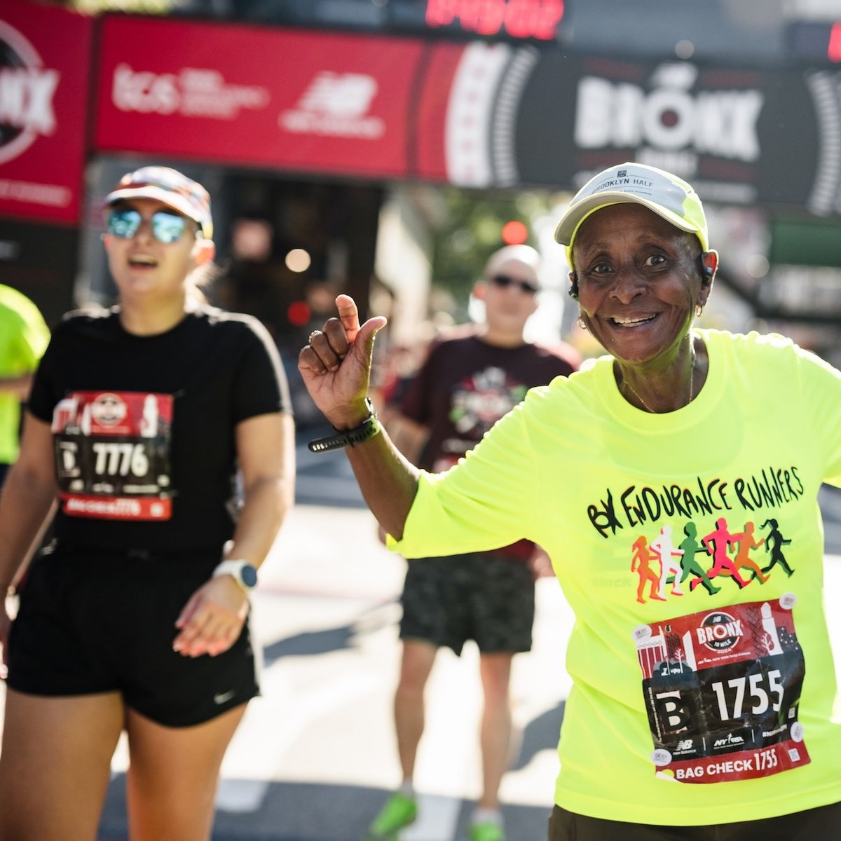 NYRR Coach Gisela Perez at the New Balance Bronx 10 Mile
