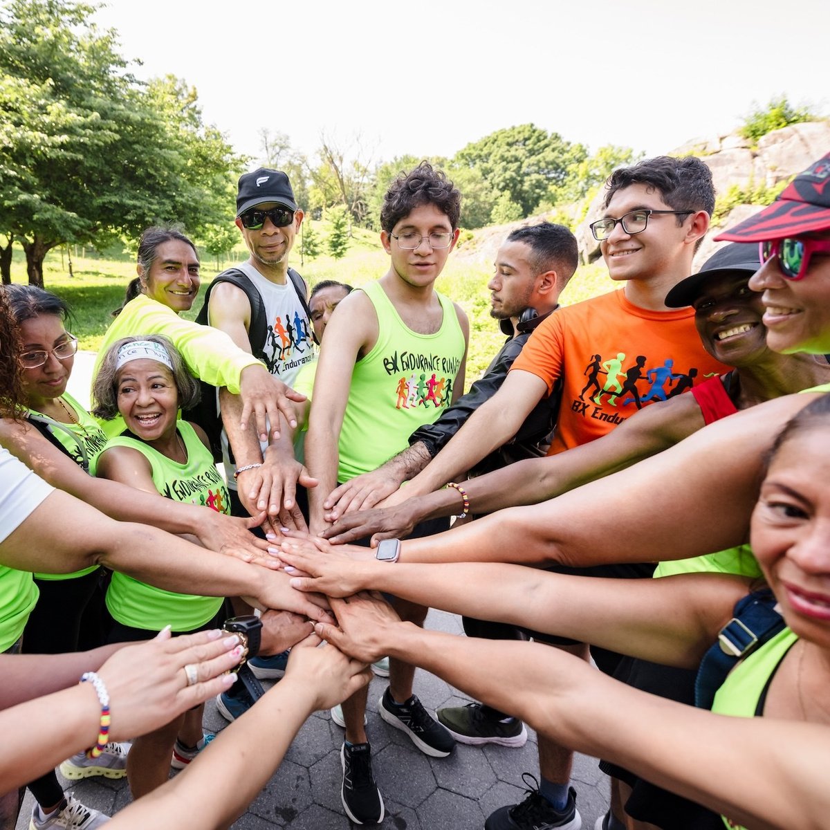 Open Run 10 year anniversary celebration at St. Mary's Park in the Bronx