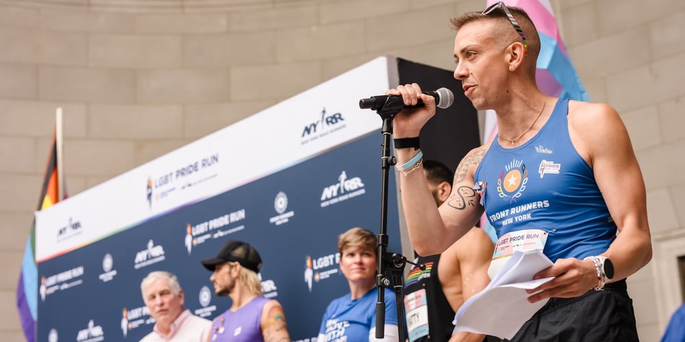 J Solle at the Front Runners New York LGBT Pride Run