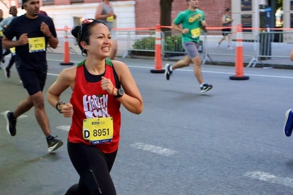 Kristina Lopez at the 2024 New Balance 5th Avenue Mile