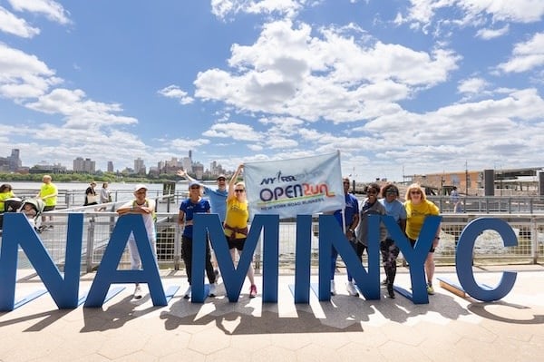 Open Run participants at NAMIWalks