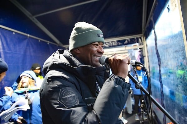 Ted Metellus at the RBC Brooklyn Half in 2019.