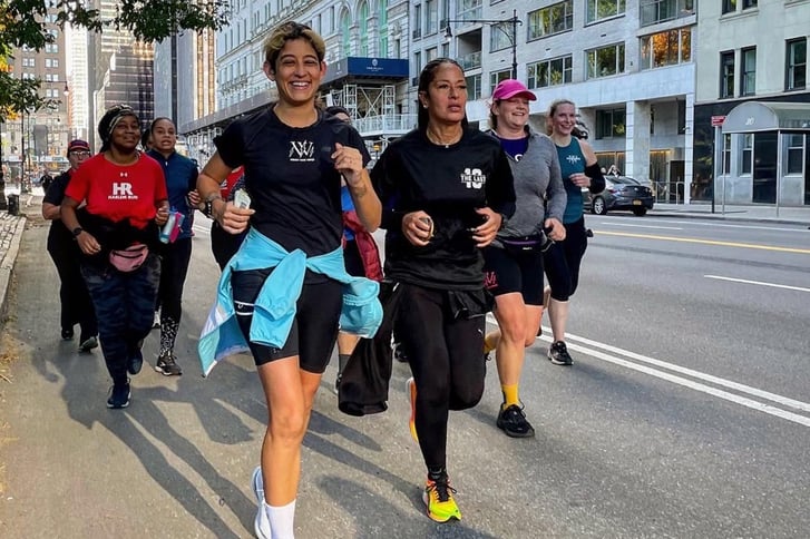 Tammy Salazar Andurand running