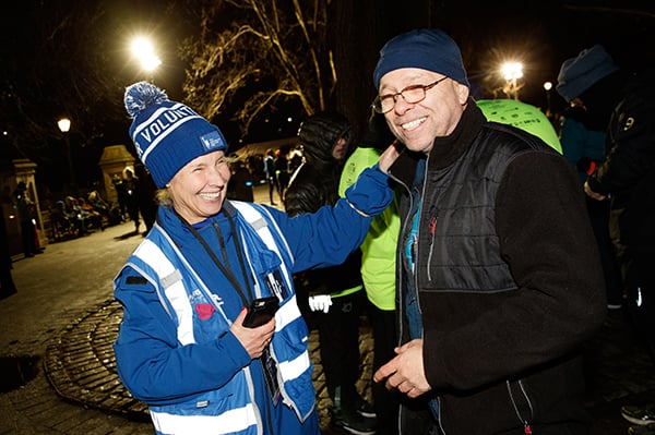 Mary Haskins at 2019 2020 Midnight Run