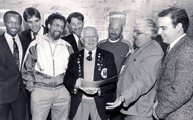 Art Hall and NYRR leaders