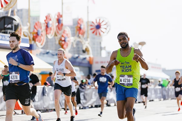 TFK runner at 2019 Brooklyn Half