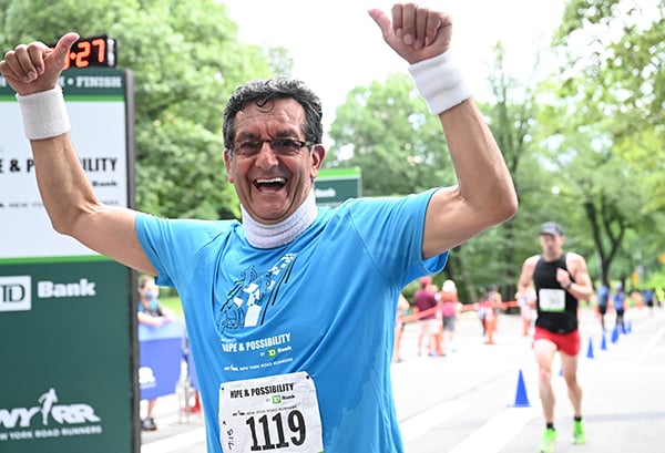 Finisher at 2021 Achilles Hope & Possibility 4M