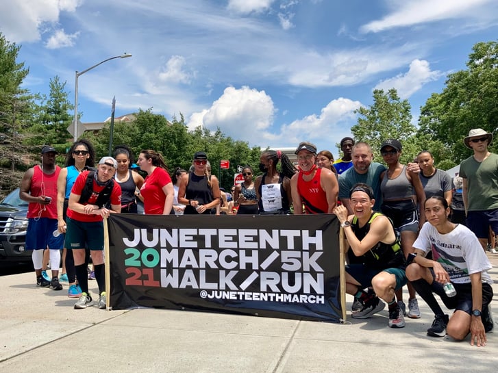 Start of 2021 Harlem Run Juneteenth event