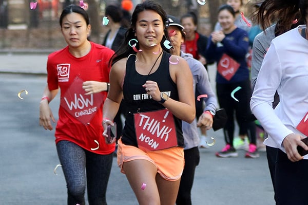 Noon at the Bridgeathon run.