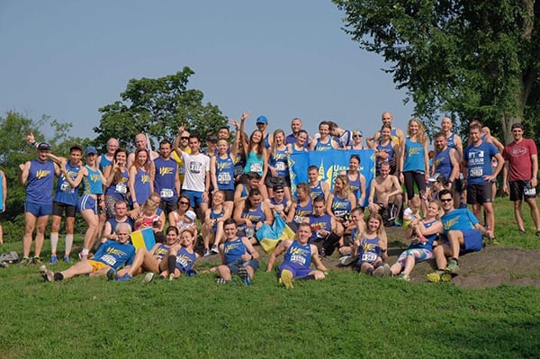 Ukrainian Running Club group photo