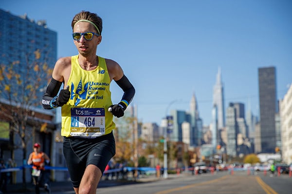 Dmytro Molchanov at 2021 TCS NYC Marathon