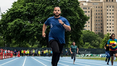 Elias Cruz RNYRR project lead running on track.