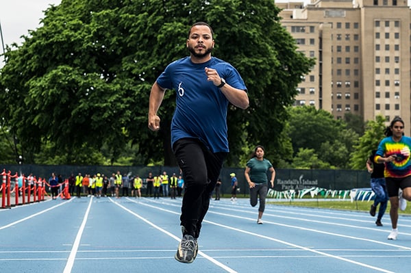 Elias Cruz RNYRR project lead running on track.