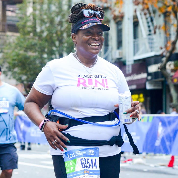 Ethel K Wilson running in TCS NYC Marathon