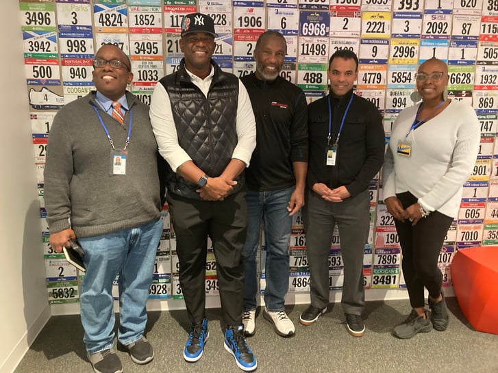 NYRR staff and Breaking Three Hours director Tony Reed