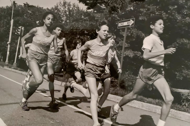 Nnenna Lynch running as a child