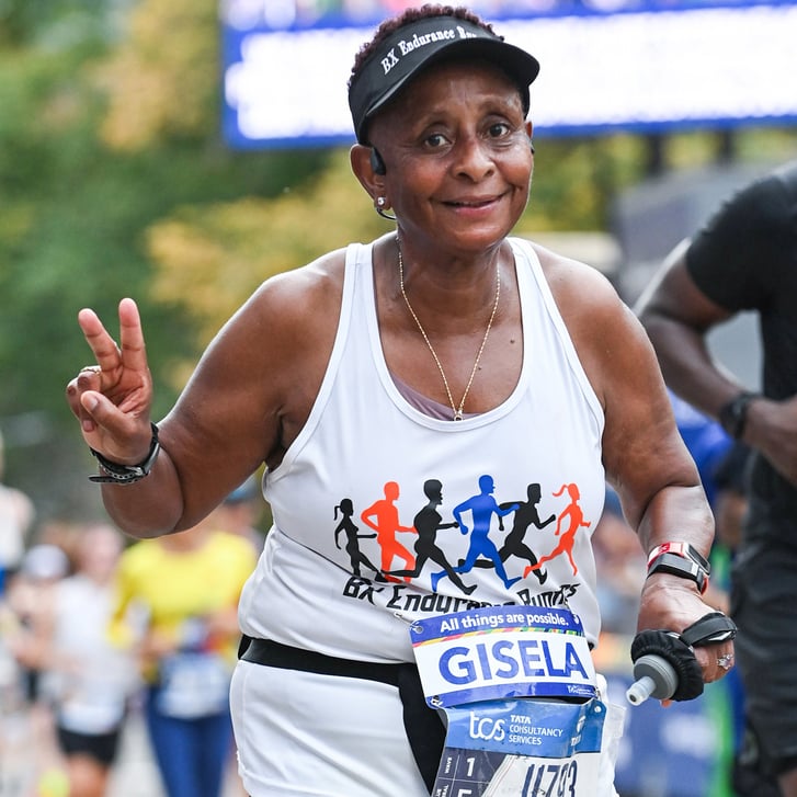 Gisela Perez running 2022 TCS NYC Marathon