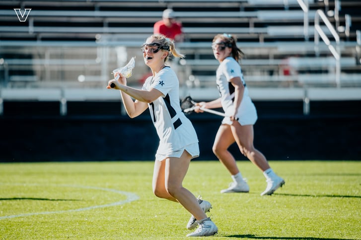Cailin Bracken playing Vanderbilt lacrosse