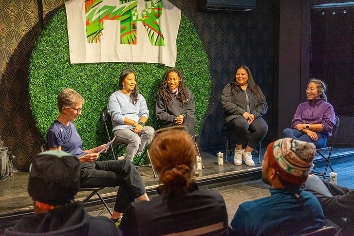 NYRR Contributors Circle panel November 2023 indoors