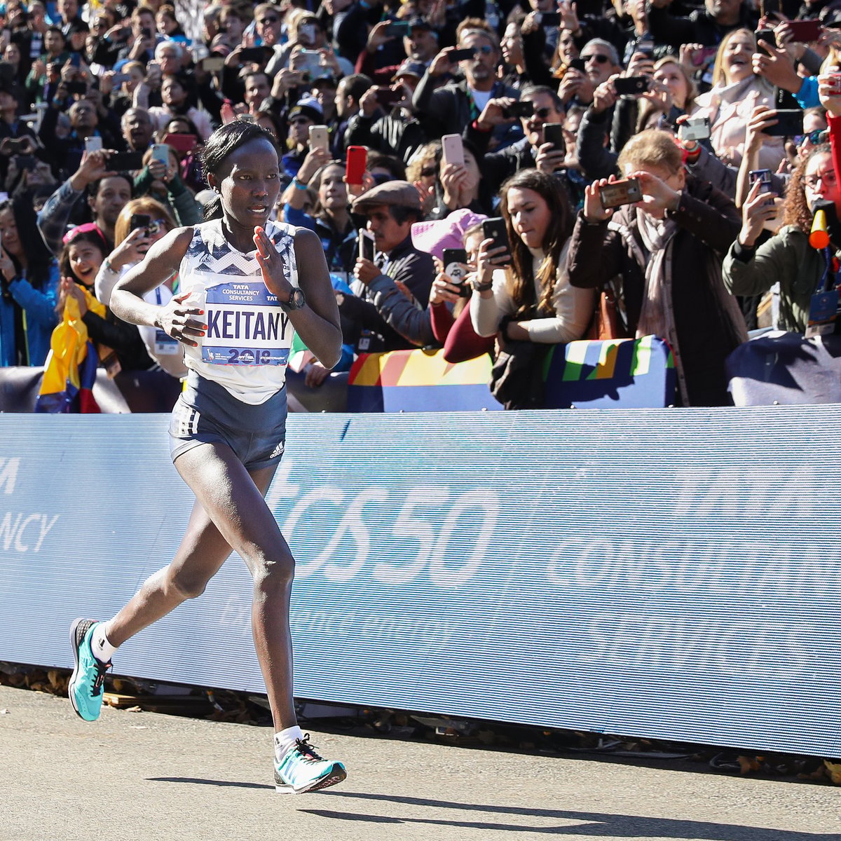 TCS NYC Marathon finish Mary Keitany