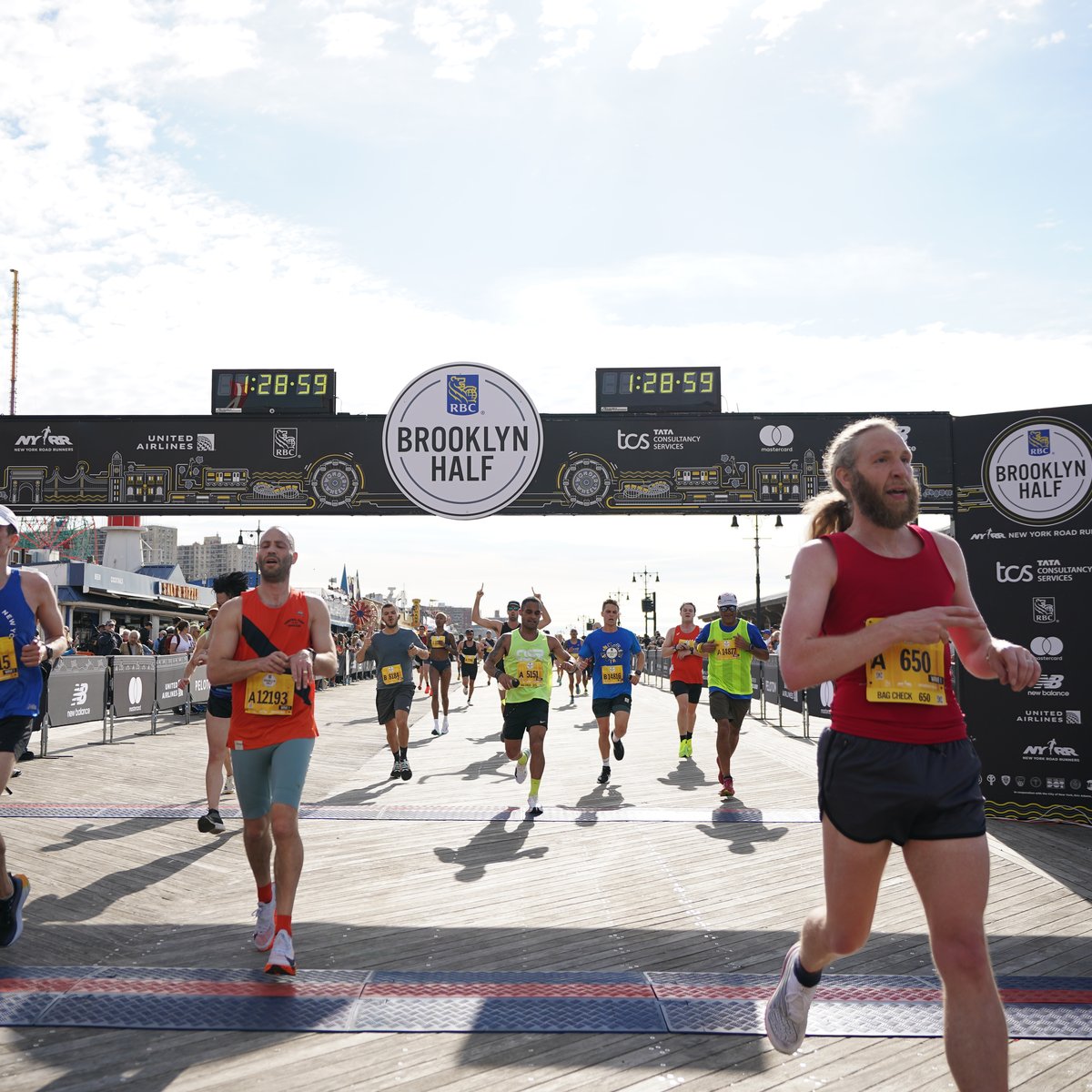 2024 RBC Brooklyn Half finish line