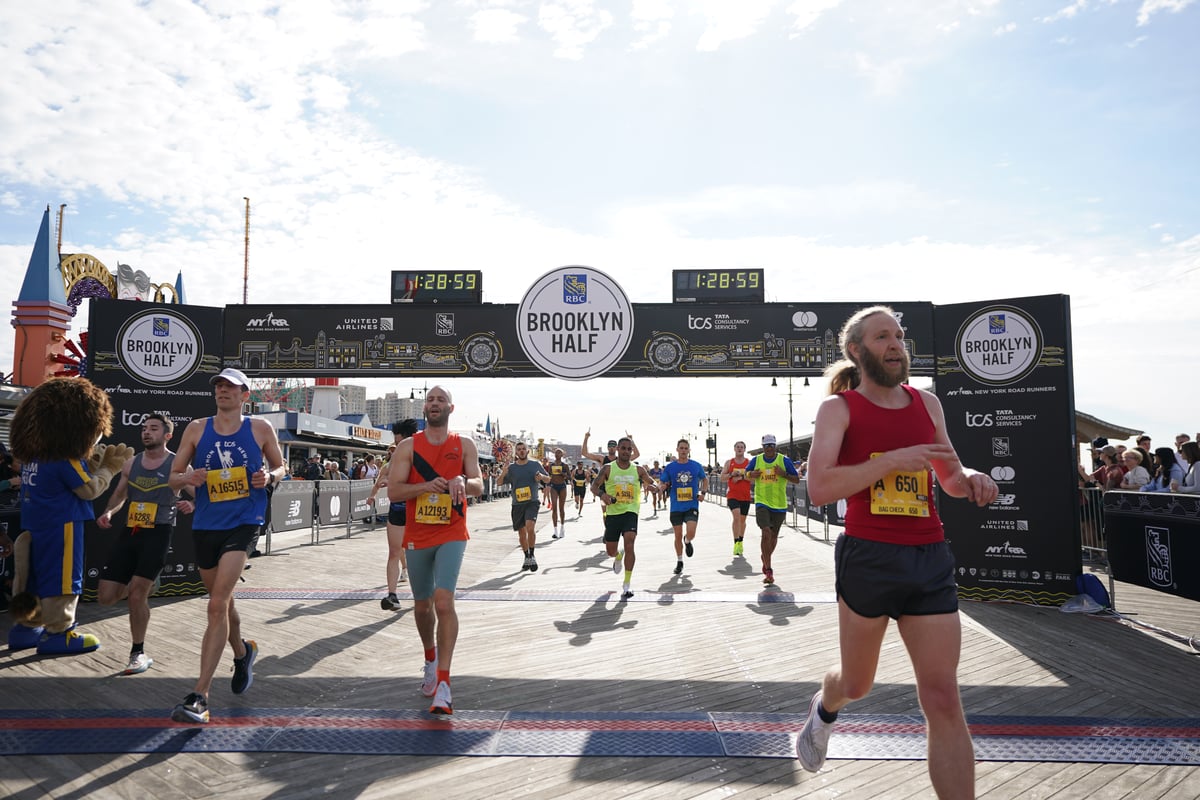2024 RBC Brooklyn Half finish line