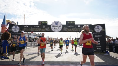 2024 RBC Brooklyn Half finish line