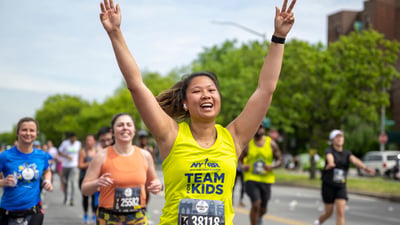 Team for Kids runner at 2024 RBC Brooklyn Half
