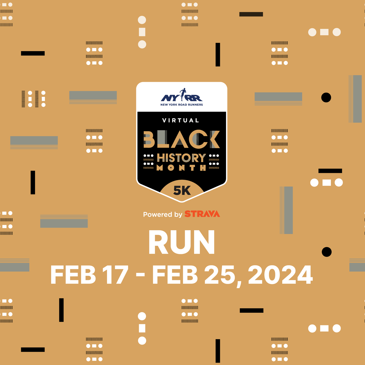 2024 Virtual Black History Month 5K logo