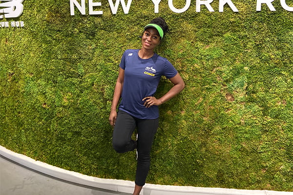 Coach Tanya at the RUNCENTER.